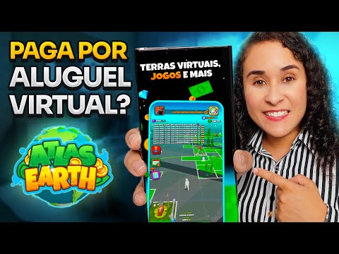 Testei o app que paga dinheiro alugando terreno virtual | A VERDADE sobre Atlas Earth