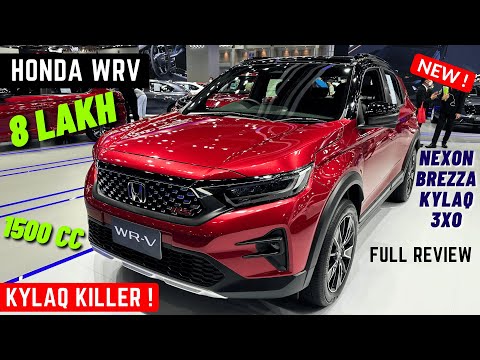 2025 Honda WR-V Premium SUV - Skoda Kylaq 2025 & Maruti Brezza Rival | Honda Amaze Facelift 2025