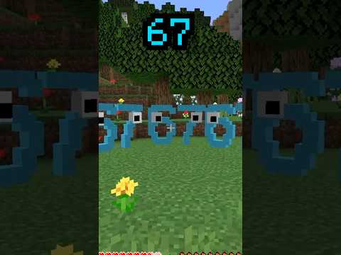 Minecraft, Pero Es 67 Vs. 69... #shorts
