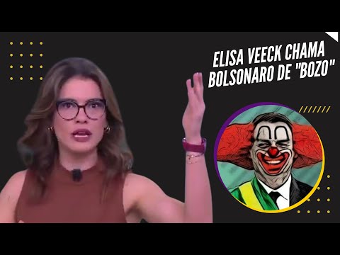 Elisa Veeck chama Bolsonaro de "Bozo" ao vivo na CNN e web vai à loucura!