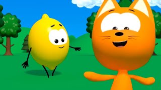 ¡Vamos a Hacer una Piscina de Pelotas de Colores! Videos para Niños con el gatito Kote