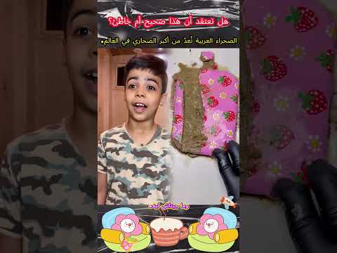 الصحراء العربية تُعدّ من أكبر الصحاري في العالم#foryou #fyp #viral #shorts