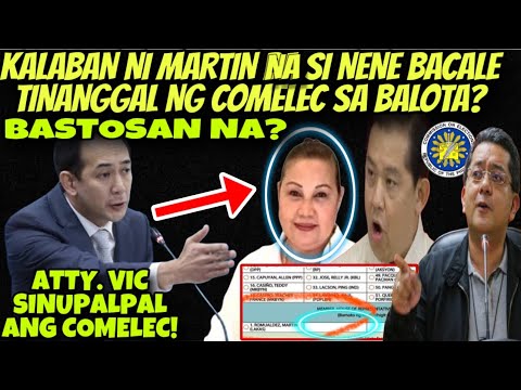 OMG! KALABAN NI MARTIN ROMUALDEZ SA LEYTE TINANGGAL NG COMELEC SA BALOTA? ATTY. VIC PUMALAG NA!