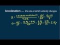 Kinematics and Motion Concepts