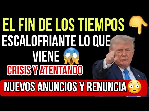PREDICCION PARA ESTADOS UNIDOS🔥 NUEVOS ATENTADOS💥 NUEVOS ANUNCIOS🔴 TRUMP CON MIEDO😳