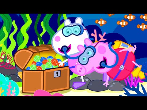 La gran aventura imaginaria de Peppa 🏝️ | Los cuentos de Peppa la Cerdita