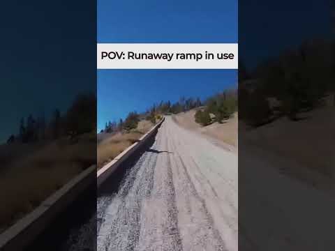 Brakes: 'We're out!' Truck: 'Well, guess we're going off-road!' ?️