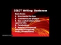Writing Effective Sentences in CELDT