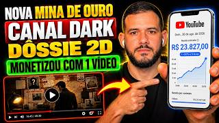 Como Criar um Canal Dark Dôssie Automático com IA que MONETIZA RÁPIDO e Ganhar Dinheiro com Youtube