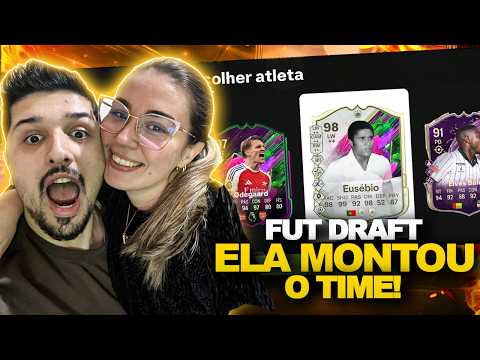 MINHA ESPOSA MONTOU O FUT DRAFT NO EA FC 25! 😂🔥