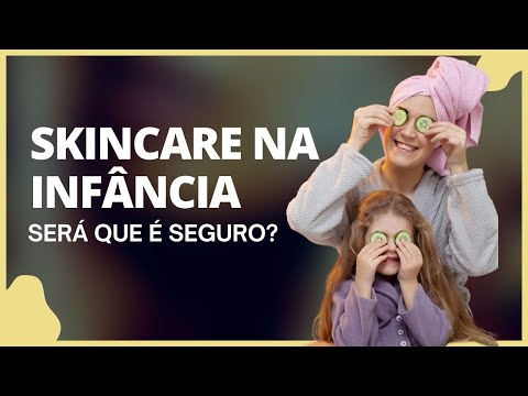 Reagindo a uma matéria do Domingo Espetacular sobre o uso de skincare na infância