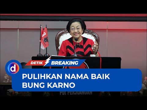 Nama Baik Bung Karno Dipulihkan, Megawati: Terima Kasih Presiden Prabowo