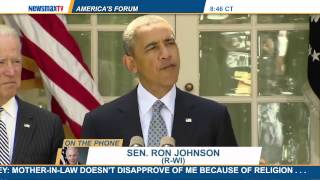 Newsmax: Sen. Ron Johnson: 'I'm Optimistic' About Obamacare Lawsuit