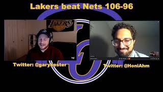 Anthony Davis returns as Lakers beat Nets in Brooklyn 106-96