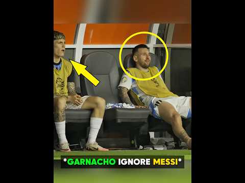Garnacho With Messi + Ronaldo 😢😍