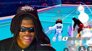 I PLAYED RACKET RIVALS WITH MY VIEWERS..