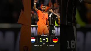 Netherlands - Germany 1-1