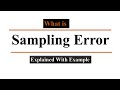 Sampling Methods and Research Challenges