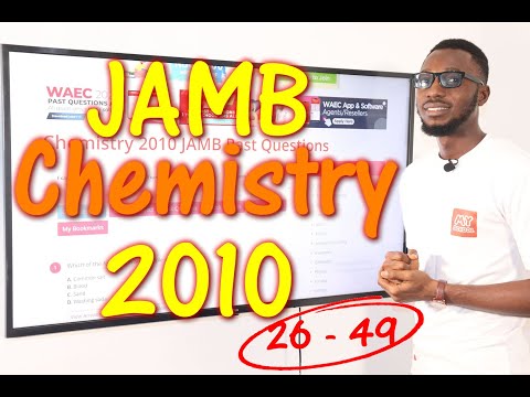 JAMB CBT Chemistry 2010 Past Questions 26 - 49