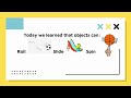 Types of Motion and Observations