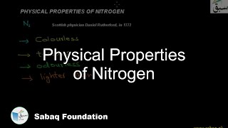 Physical Properties of Nitrogen