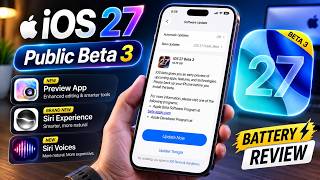 iOS 27 Public Beta 3 Released | iOS 27 Public beta 3 Features | TOP 10+ features in Hindi🔥