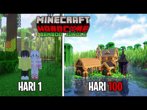 100 Hari di Minecraft Hardcore Duo Bamboo Jungle Only