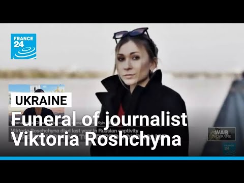 YouTube video thumbnail: Ukraine Mourns Tortured Journalist Viktoria Roschchyna