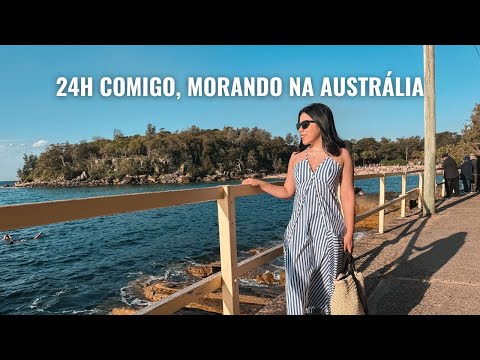 24 Horas Comigo Morando na Austrália | Vlog de Rotina, Compras e Passeio na Praia - Bruna Rezende