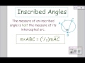 Exploring Inscribed and Central Angles