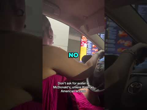 McDonalds didnt understand her accent🤣