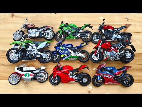 Review of Scale Model Kawasaki Ninja 250 Fi | Honda CB 1000R | Ducati Panigale | Diecast Collection