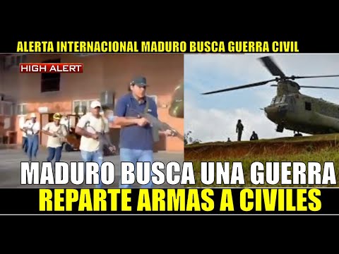 ULTIMA HORA!!! MADURO REPARTE ARMAS a CIVILES ¿Que es lo que BUSCA?