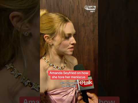 Amanda Seyfried reveals how she tore her meniscus