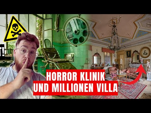 LOSTPLACE // VOLL EINGERICHTETE VERLASSENE MILLIONENVILLA und PSYCHIATRISCHE HORROR KLINIK gefunden😱