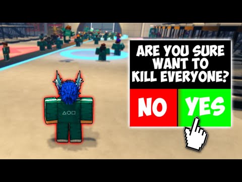 Trolling & Killing EVERYONE In Roblox Squid Games (Ink Game)