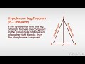 HL Theorem and Triangle Congruence