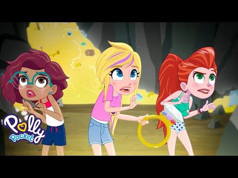 Dia de praia divertido com Polly e seus amigos! | Polly Pocket Compilação de Episódios Completos
