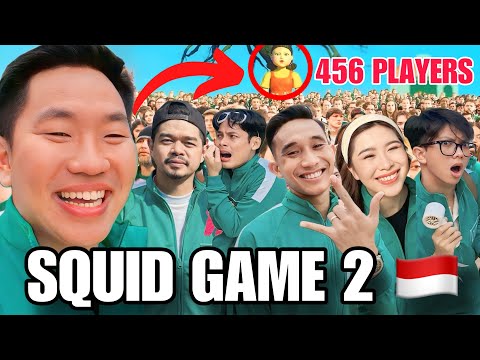 Pengalamanku Main Squid Game di Kehidupan Nyata😱 Timboi VS 455 orang ‼️ Squid Game Indonesia