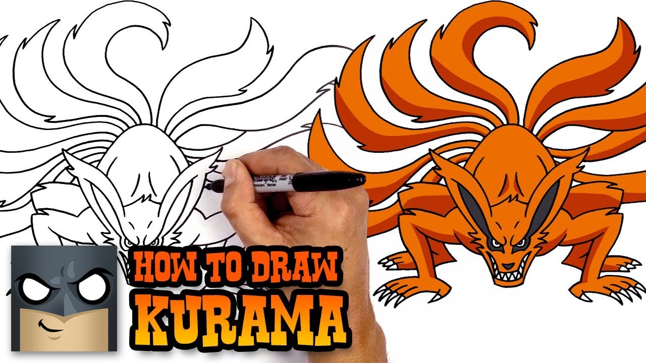 How to Draw Kurama - Naruto (Art Tutorial)