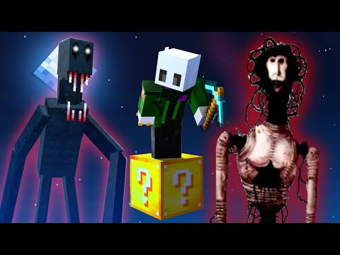 Sobreviví en un LUCKY BLOCK con MODS DE TERROR