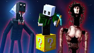 Sobreviví en un LUCKY BLOCK con MODS DE TERROR