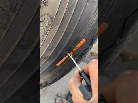 Tubeless kit repair just so easy #tyer #truck #shortvideo #mechanic #repair