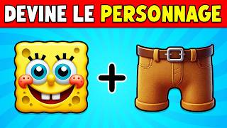 Devine les Personnages de BOB L'ÉPONGE en ÉMOJIS 🧽⭐️😍 Quiz Bob l'Éponge | Patrick, Mr. Krabs, Gary