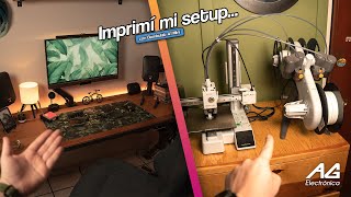 Transformé mi escritorio con impresión 3D (minimalista y funcional)