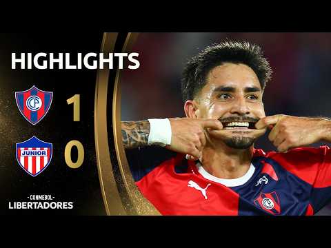 Resumen del partido Cerro Porteno - Junior FC