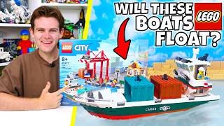 WILL THIS LEGO CARGO BOAT FLOAT?