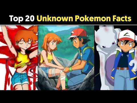 Top 20 Unknown Pokemon Facts|20 Interesting Pokemon Facts|20 Secret Facts About Pokémon|Hindi|