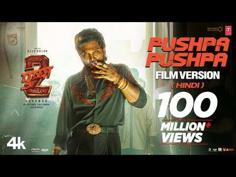 PUSHPA PUSHPA (Film Version) Hindi | Pushpa 2 The Rule | Allu Arjun | Rashmika | Sukumar | Fahaad F