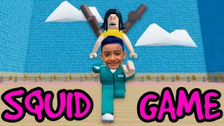 EU E MEU PAI FOMOS NO ROUND 6 do ROBLOX - Squid Game 2 [All Games]
